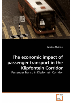 The economic impact of passenger             transport in the Klipfontein Corridor