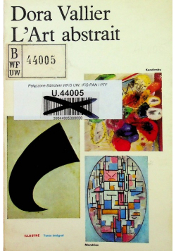 Dora Vallier L Art abstrait