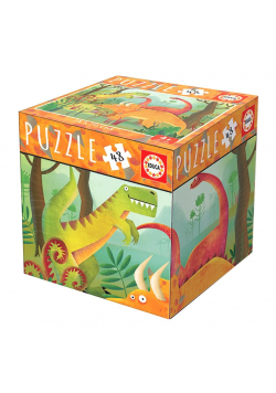 Puzzle 48 Cube - Dinozaury G3