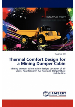Thermal Comfort Design for a Mining Dumper Cabin