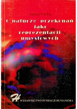 O naturze przekonań jako  repreentacji