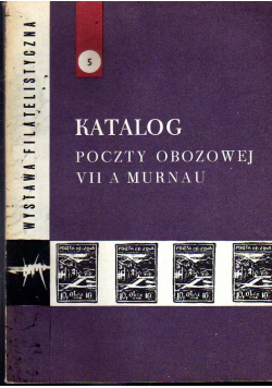 Katalog poczty obozowej VII a murnau
