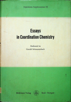 Essays in coordination chemistry