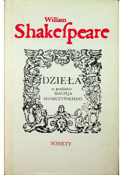 Shakespeare Dzieła Sonety