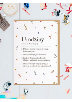 Kartka Definicja urodzin