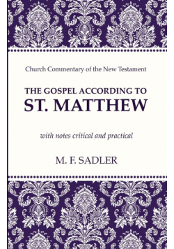 The Gospel According to St. Matthew