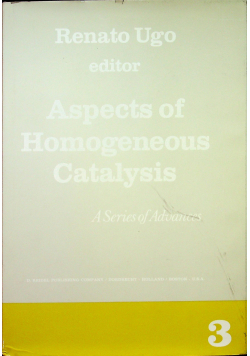 Aspects of homogenous catalysis