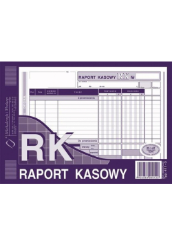 RK Raport kasowy 411-3
