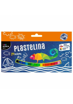 Plastelina mała 24 kolory KIDEA