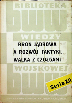 Broń jądrowa a rozwój taktyki  Walka z czołgami