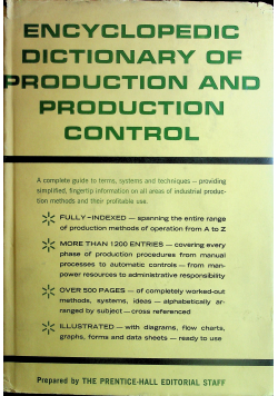 Encyclopedic dictionary of production and production control