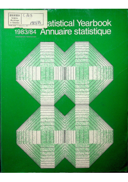 Statistical Yearbook Annuairestati statistique Thirty fourth Issue
