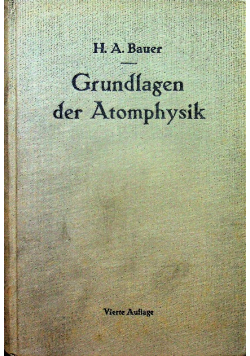 Grundlagen der Atomphysik
