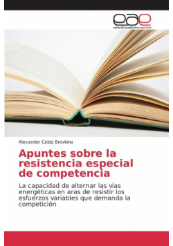 Apuntes sobre la resistencia especial de competencia