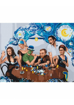 Malowanie po numerach - Przyjaciele 40x50