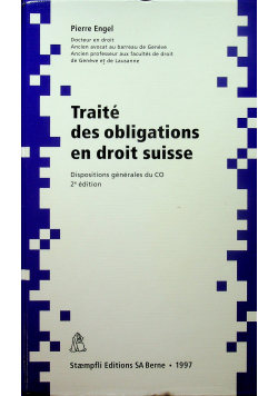 Traite des obligations en droit suisse