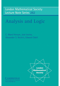Analysis and Logic