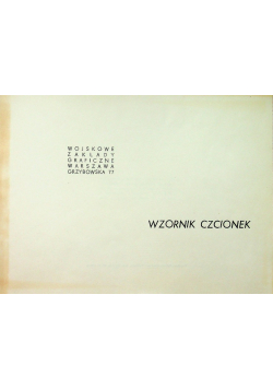 Wzornik czcionek