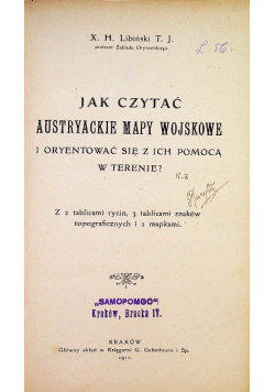 Jak czytać Austryackie mapy wojskowe  1912 r
