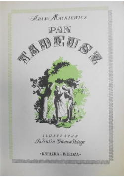 Pan Tadeusz reprint z 1950 r