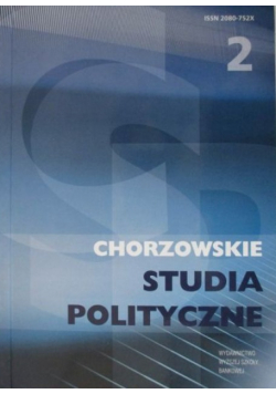 Chorzowskie Studia Polityczne 2