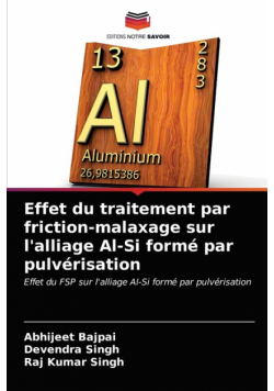 Effet du traitement par friction-malaxage sur l'alliage Al-Si formé par pulvérisation