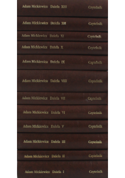 Mickiewicz Dzieła 12 tomów