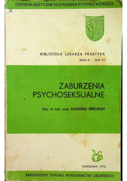 Zaburzenia psychoseksualne