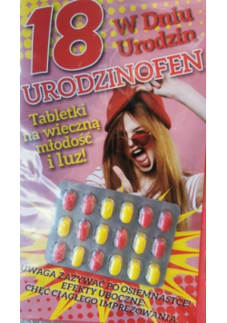 Karnet Urodziny Osiemnastka Gift-15