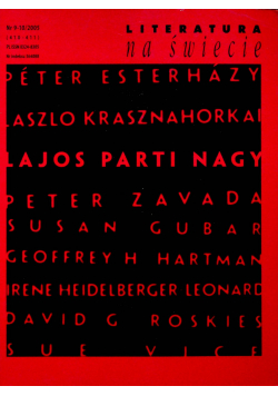 Literatura na świecie nr 9