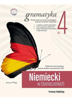 Niemiecki w tłumaczeniach. Gramatyka 4 + CD