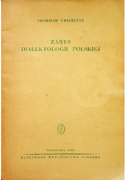 Zarys dialektologii polskiej