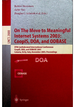 On the Move to Meaningful Internet Systems 2003 Coopis Doa and Odbase