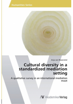 Cultural diversity in a standardized mediation setting