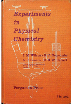 Experiments in physical chemistry