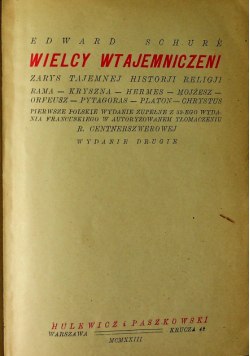 Wielcy wtajemniczeni 1923 r.