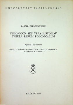 Chronicon seu vera historiae tabula retum polonicarum