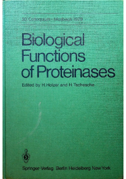 Biological Functions of Proteinases