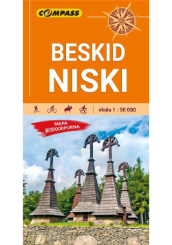 Mapa turystyczna - Beskid Niski 1:50 000 lam.