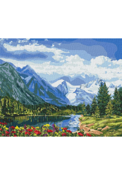 Malowanie po numerach - Alpejska doskonałość 40x50