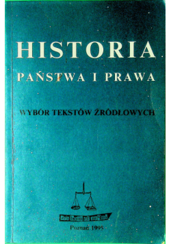 Historia państwa i prawa