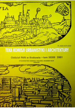 Teka Komisji Urbanistyki i Architektury Tom XXXVIII