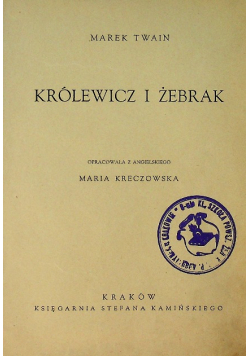 Królewicz i żebrak ok 1939 r.