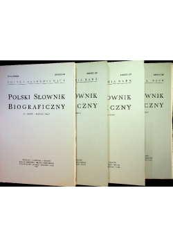 Polski słownik biograficzny Tom XXXIII Zeszyt 136 do 139