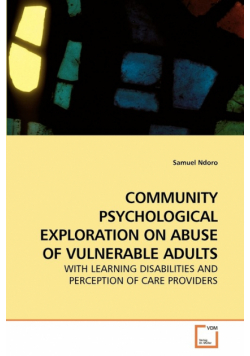 Community Psychological Exploration On Abuse Of Vulnerable Adults