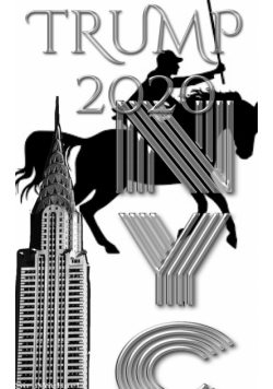 Trump 2020  polo  sir Michael  designer  New York City  Writing drawing Journal