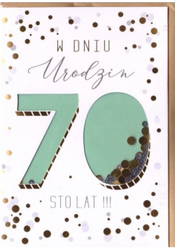 Karnet Urodziny 70 Gift-27