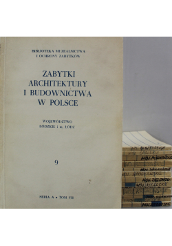 Zabytki architektury i budownictwa w Polsce 14 tomów