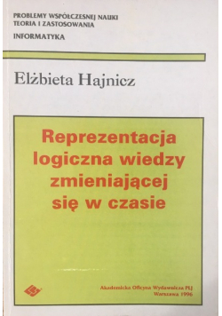 Reprezentacja logiczna wiedzy zmieniającej się w czasie