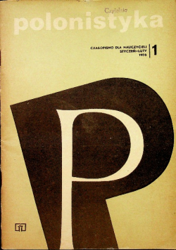 Polonistyka Czasopismo dla nauczycieli 1 / 1976